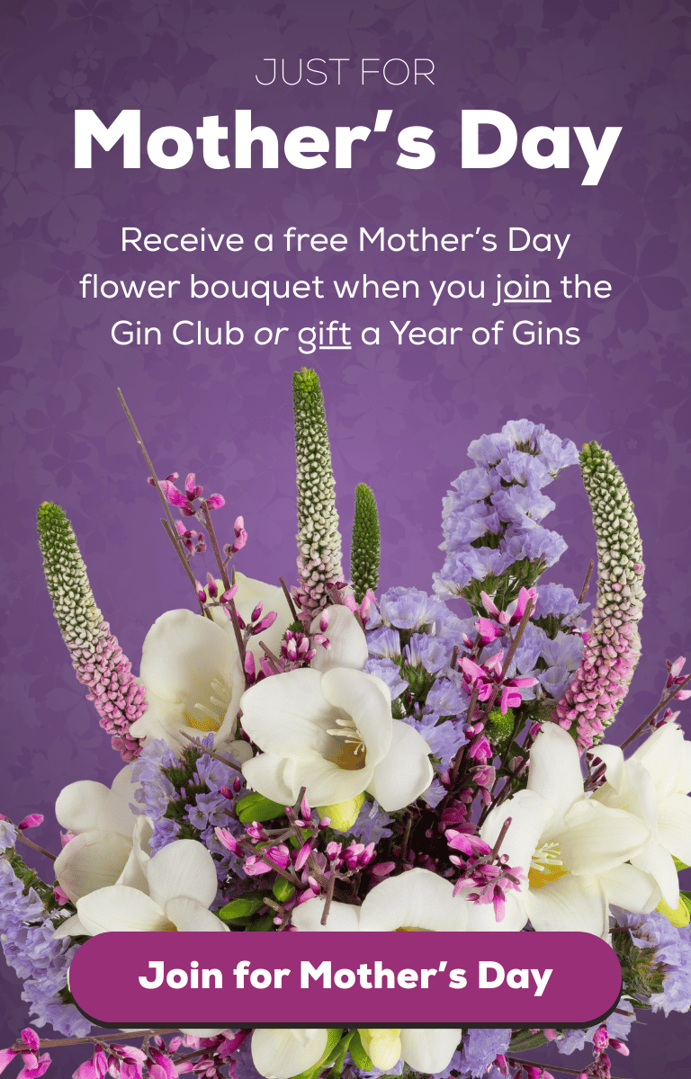 Get a free bouquet of flowers for Mum when you join the Gin Club or gift a Year of Gins