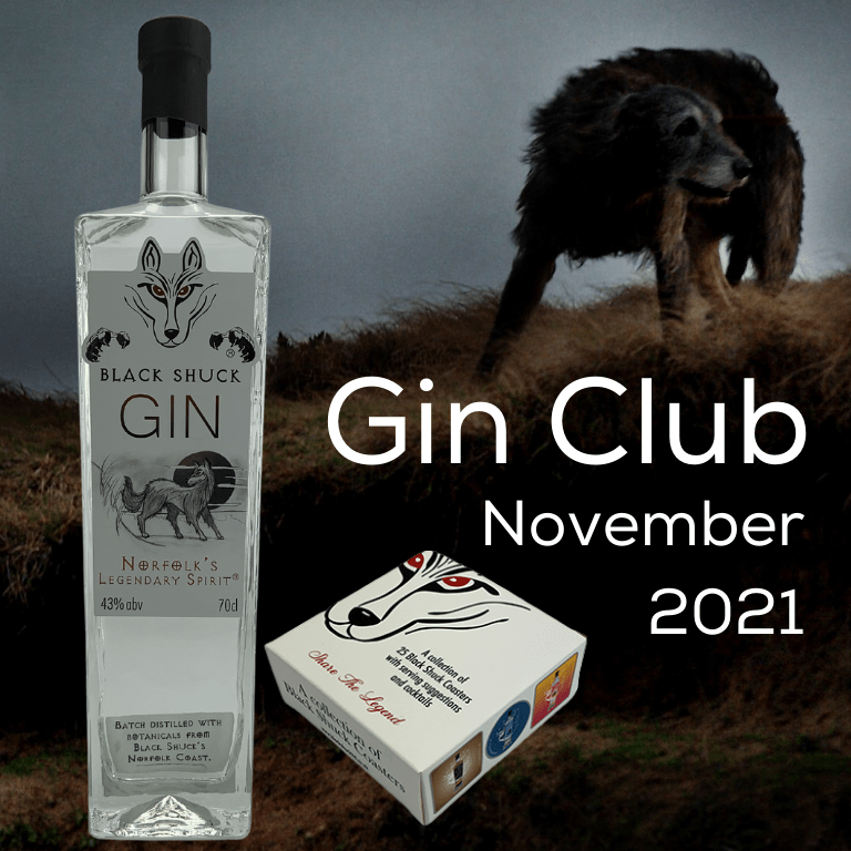 Gin for November 2021 - Black Shuck Gin