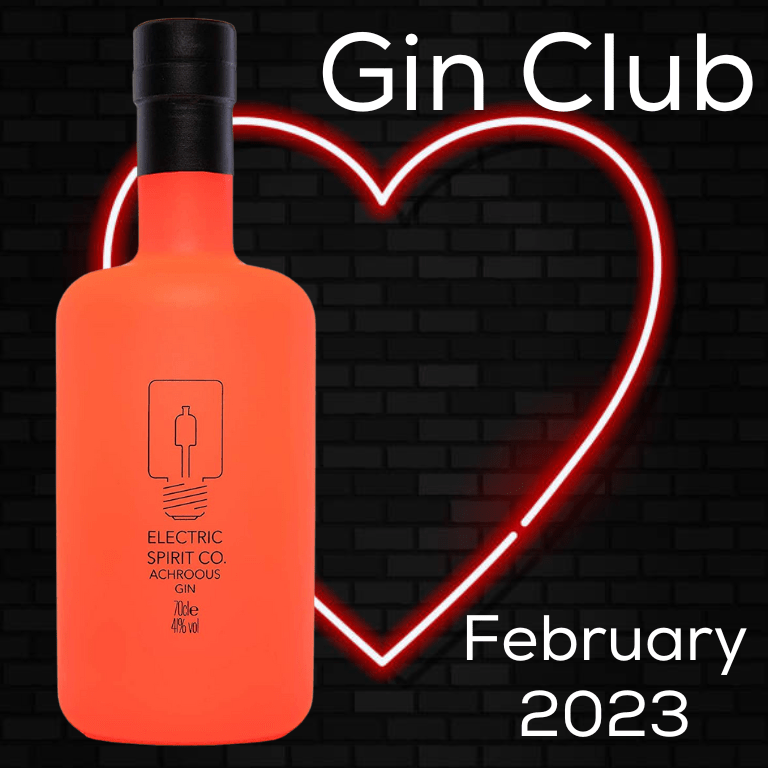 Gin for February - Electric Spirit Company Achroous Gin