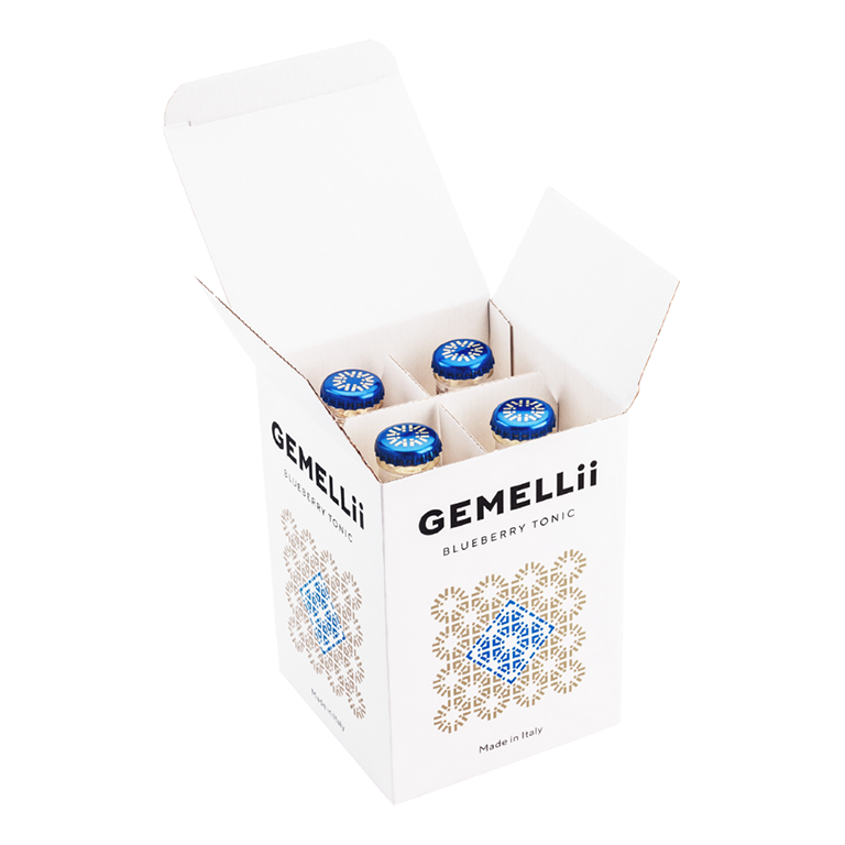 Gemellii BlueberryTonic 4 Pack Gin