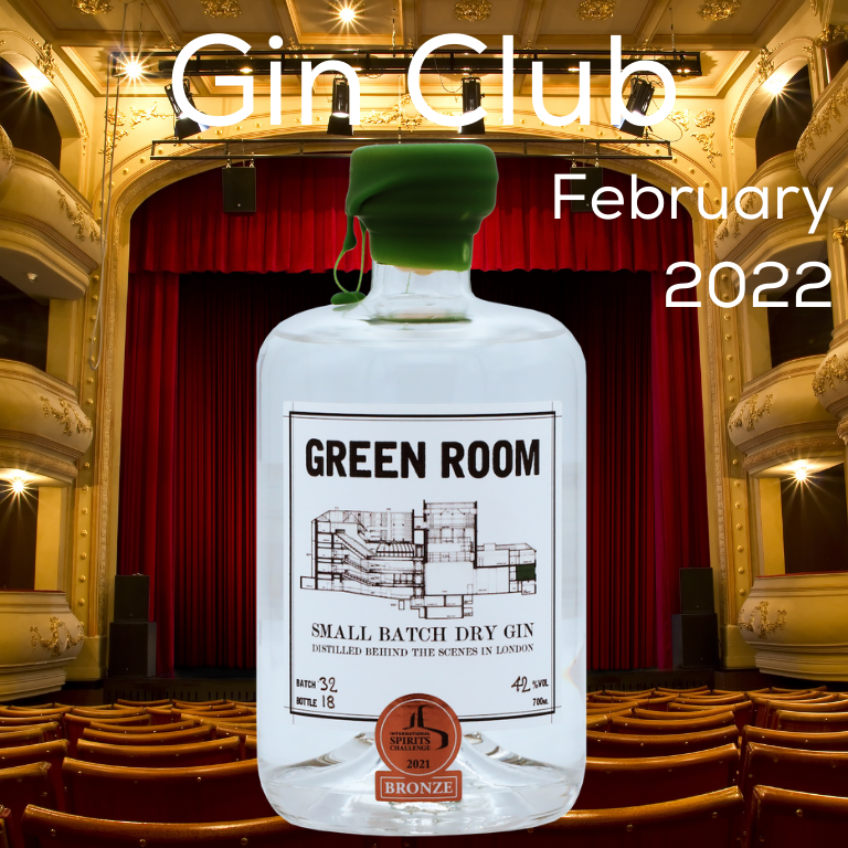 Gin for February 2022 - Green Room Dry Gin