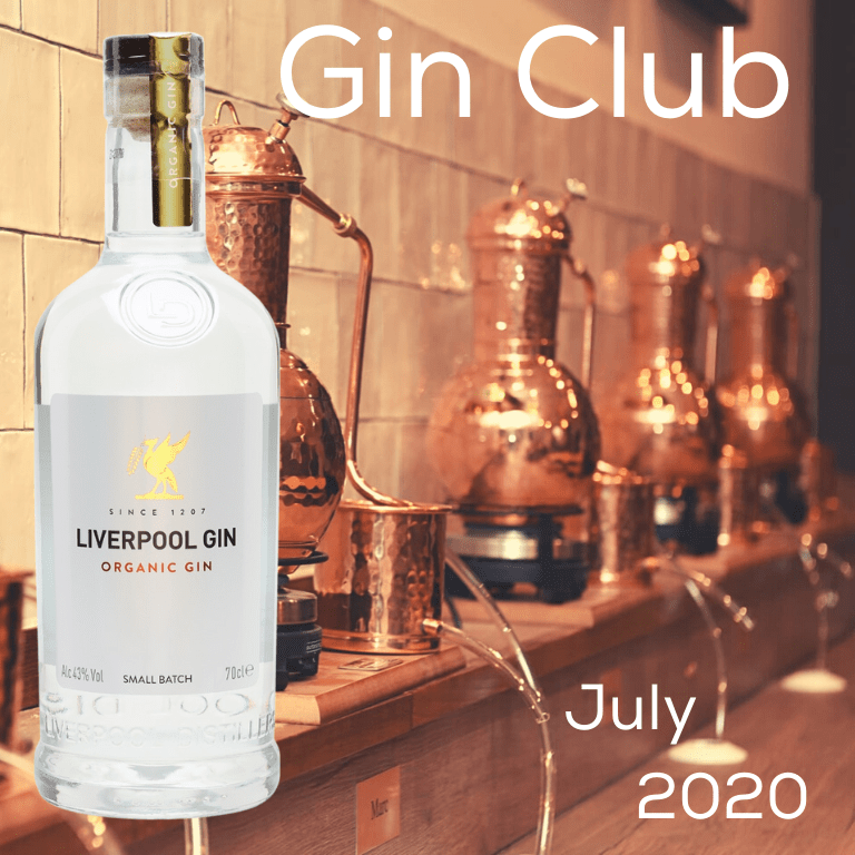 Gin for July 2020 - Liverpool Gin Distillery Organic Gin