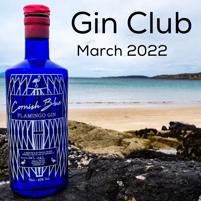 Gin for March - Mother's Ruin Cornish Blue Flamingo Gin