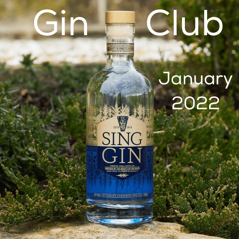 Gin for January 2021 - Sing Sing