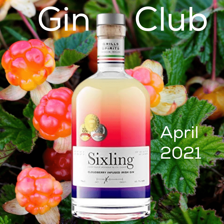 Gin for April 2021 - Sixling Cloudberry Infused